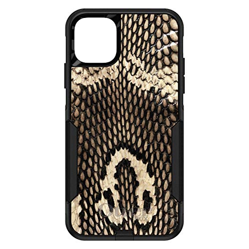 Brown Tan Snake Skin Texture On Black Case