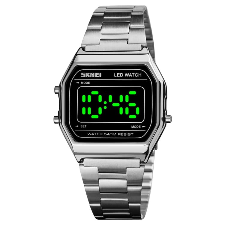 LED Digital Watch 1646 - Waterproof Sports Watch for Men & Women - Perfect for Running, Swimming & Outdoor Activities