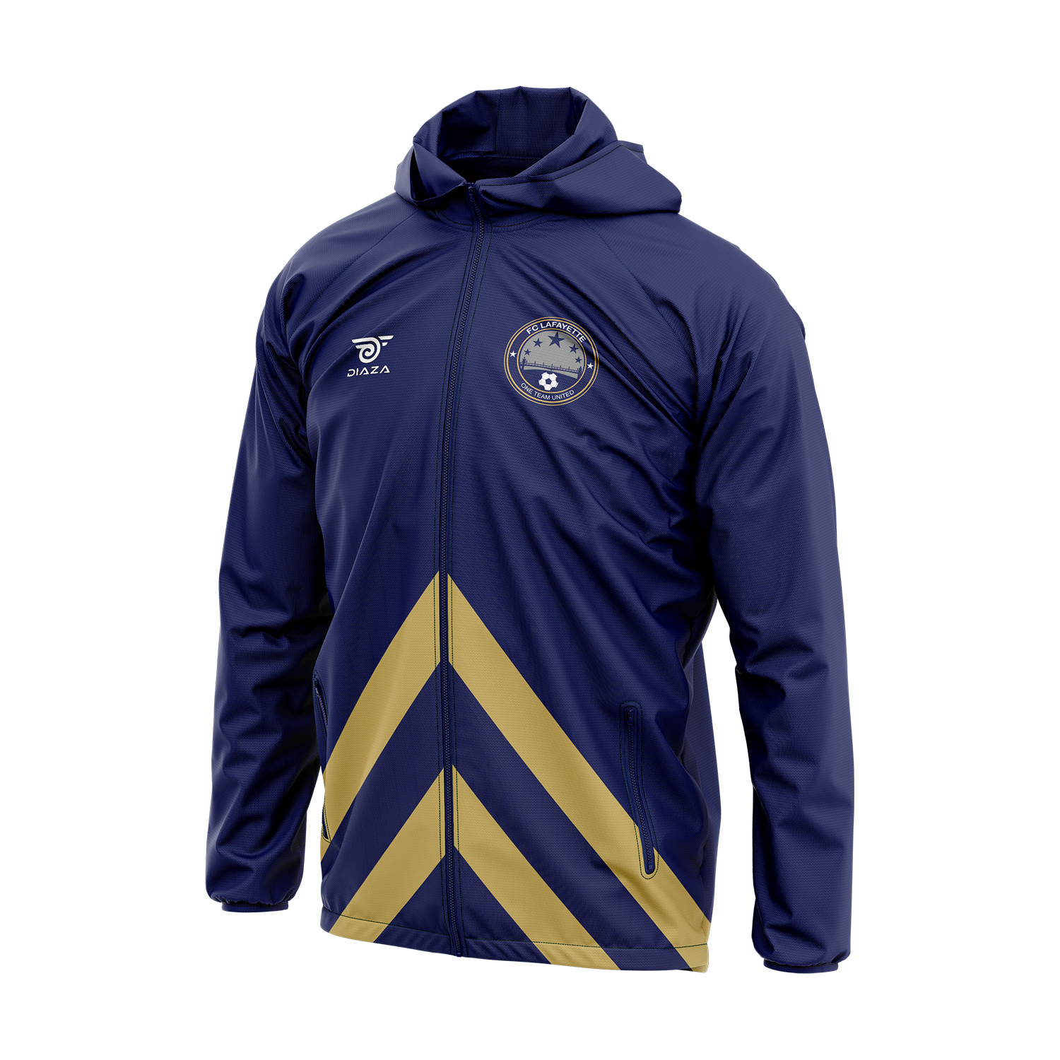 FC Lafayette Windrunners - Lightweight Waterproof Running Jacket for Men & Women - Perfect for Outdoor Jogging, Hiking & Cycling