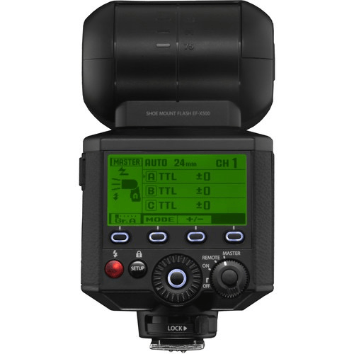 Fujifilm EF-X500 Flash for DSLR & Mirrorless Cameras - Professional TTL Speedlite with Wireless Control, Bounce & Swivel Head - Perfect for Wedding, Portrait & Event Photography