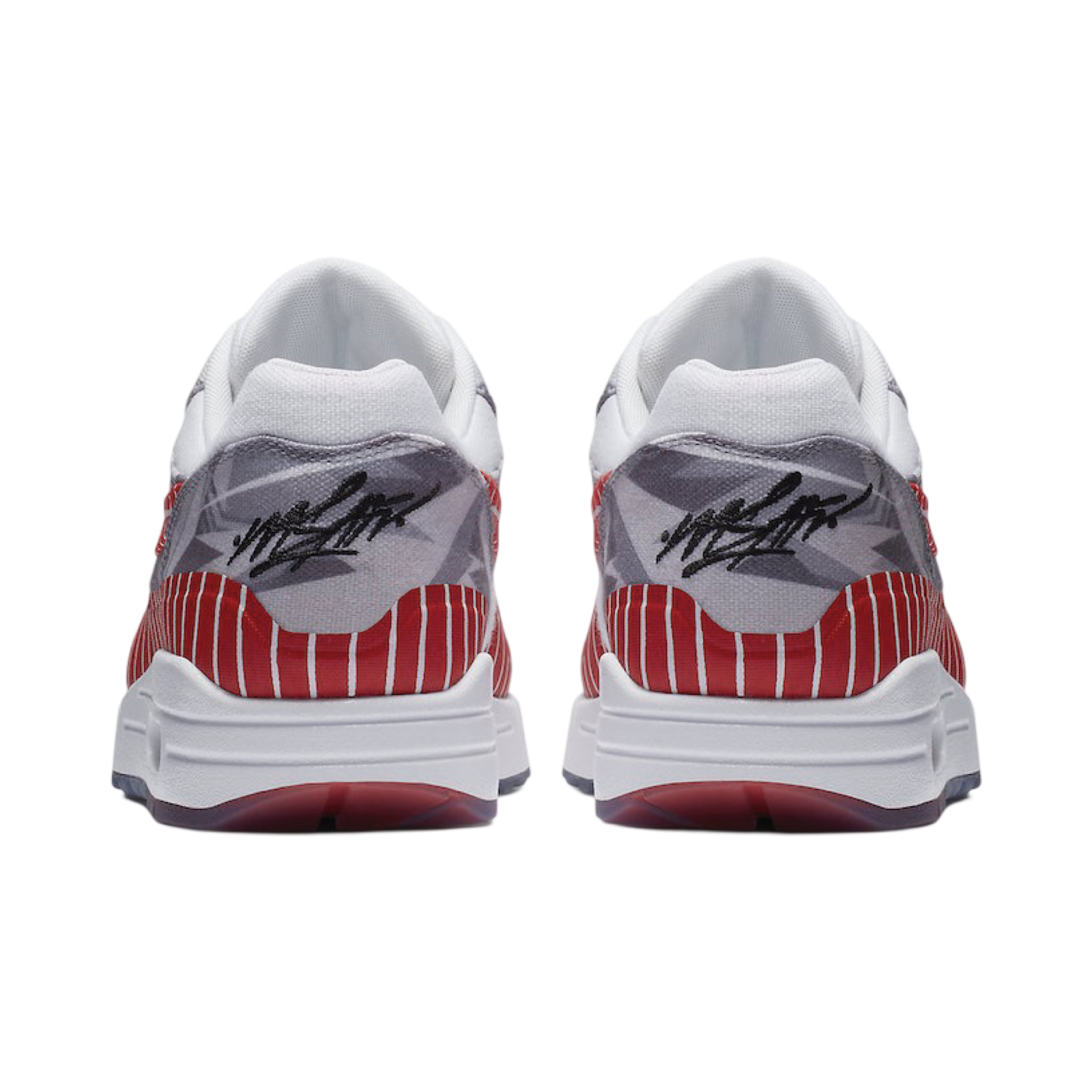 Nike Air Max 1 x Wasafu Los Primeros Sneakers - Nomad White & University Red | Men's Running Shoes for Gym, Workout & Casual Wear