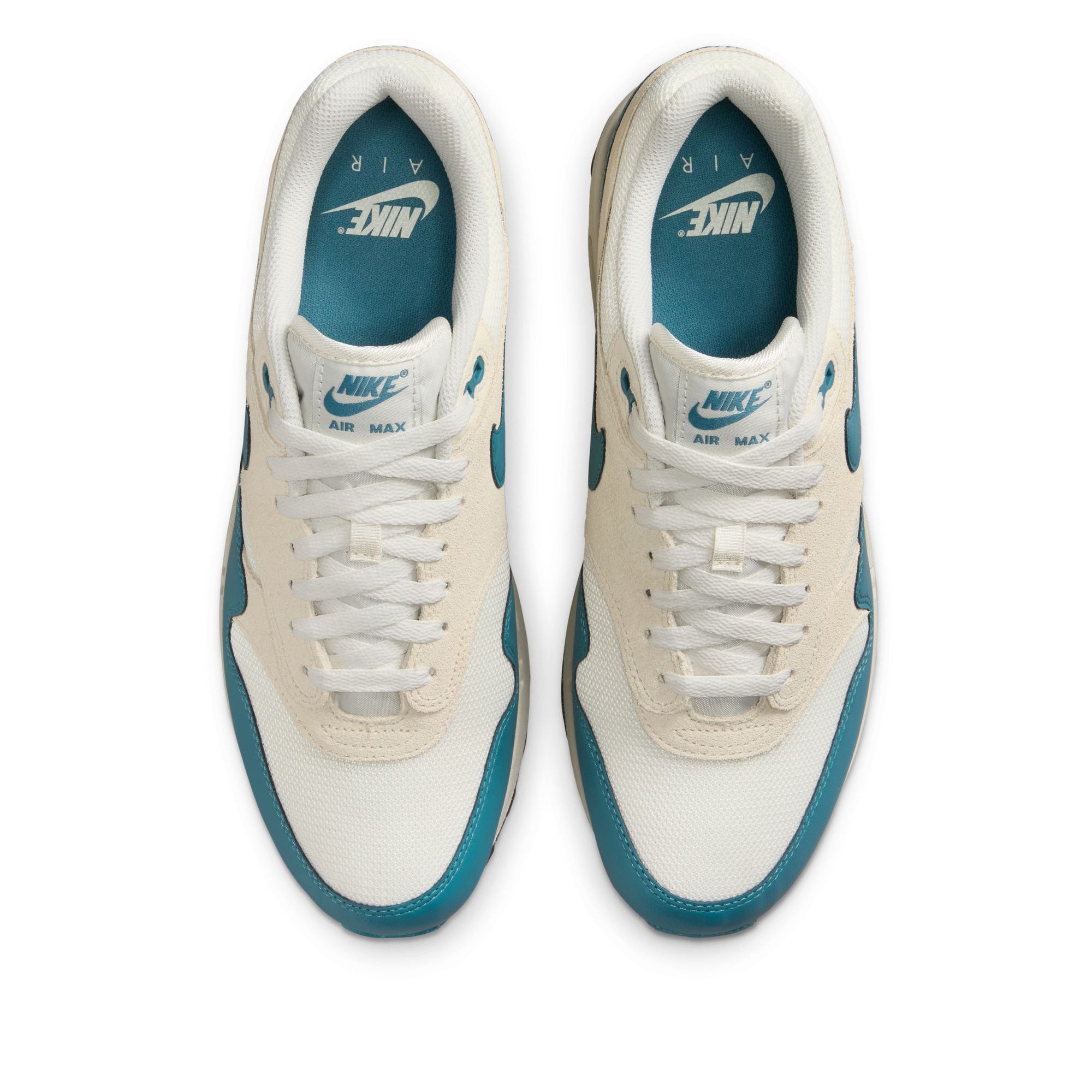 Nike Air Max 1 Essential Running Shoes - Soft Pearl/Smokey Blue - Lightweight Cushioned Sneakers for Men & Women | Perfect for Jogging, Gym Workouts & Casual Wear