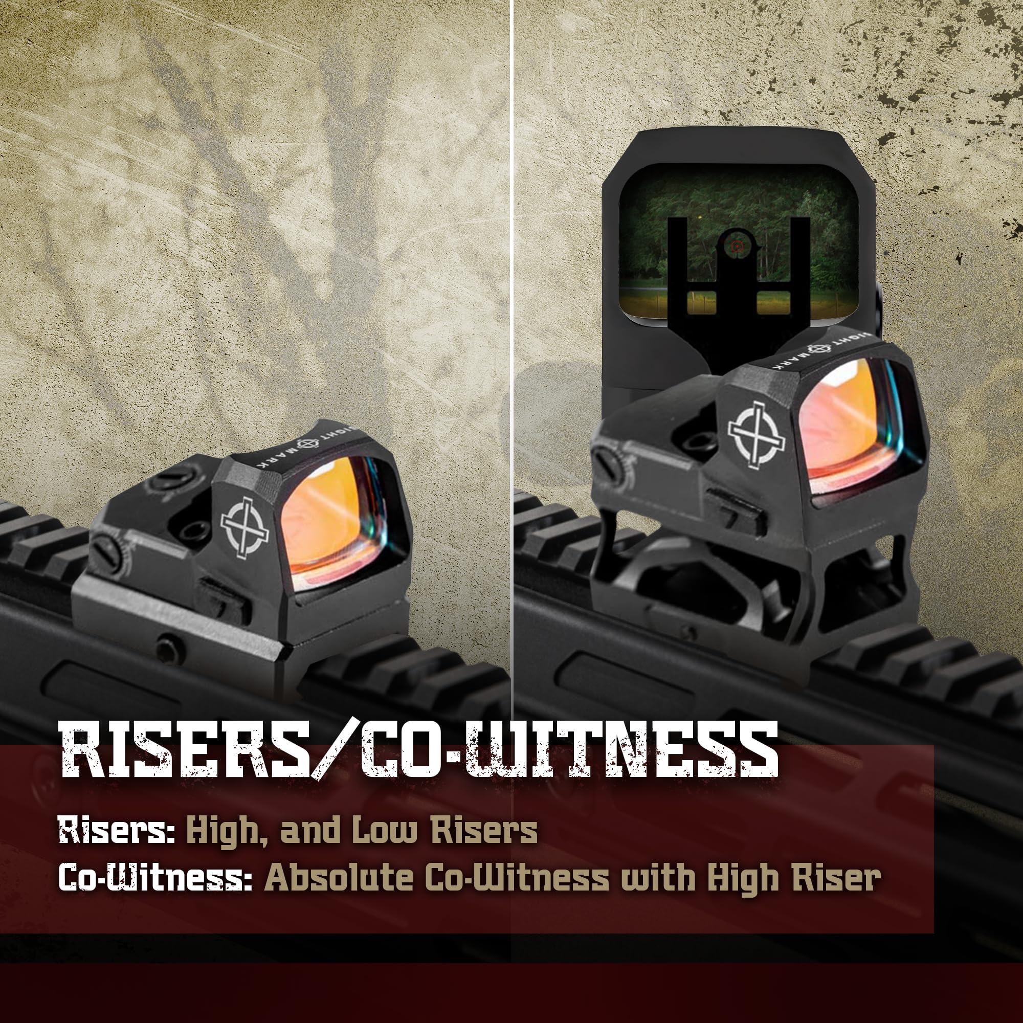 Sightmark Mini Shot A-Spec Reflex Sight - Red Dot Scope for Pistols & Rifles | Quick Target Acquisition | Hunting, Shooting Range & Home Defense Use