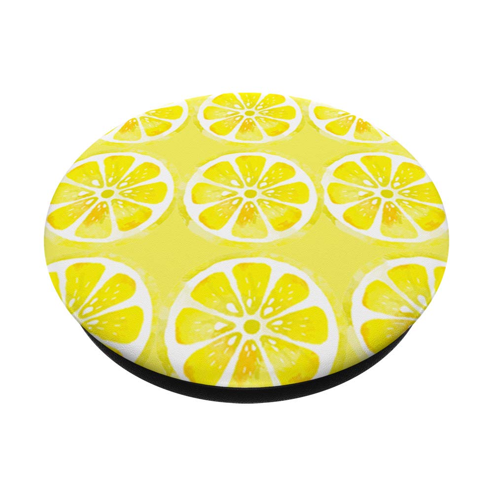 Fresh Lemon Slice Citrus Summer Fruit Yellow and White Pattern - Perfect for Summer Drinks, Cocktails, and Home Decor