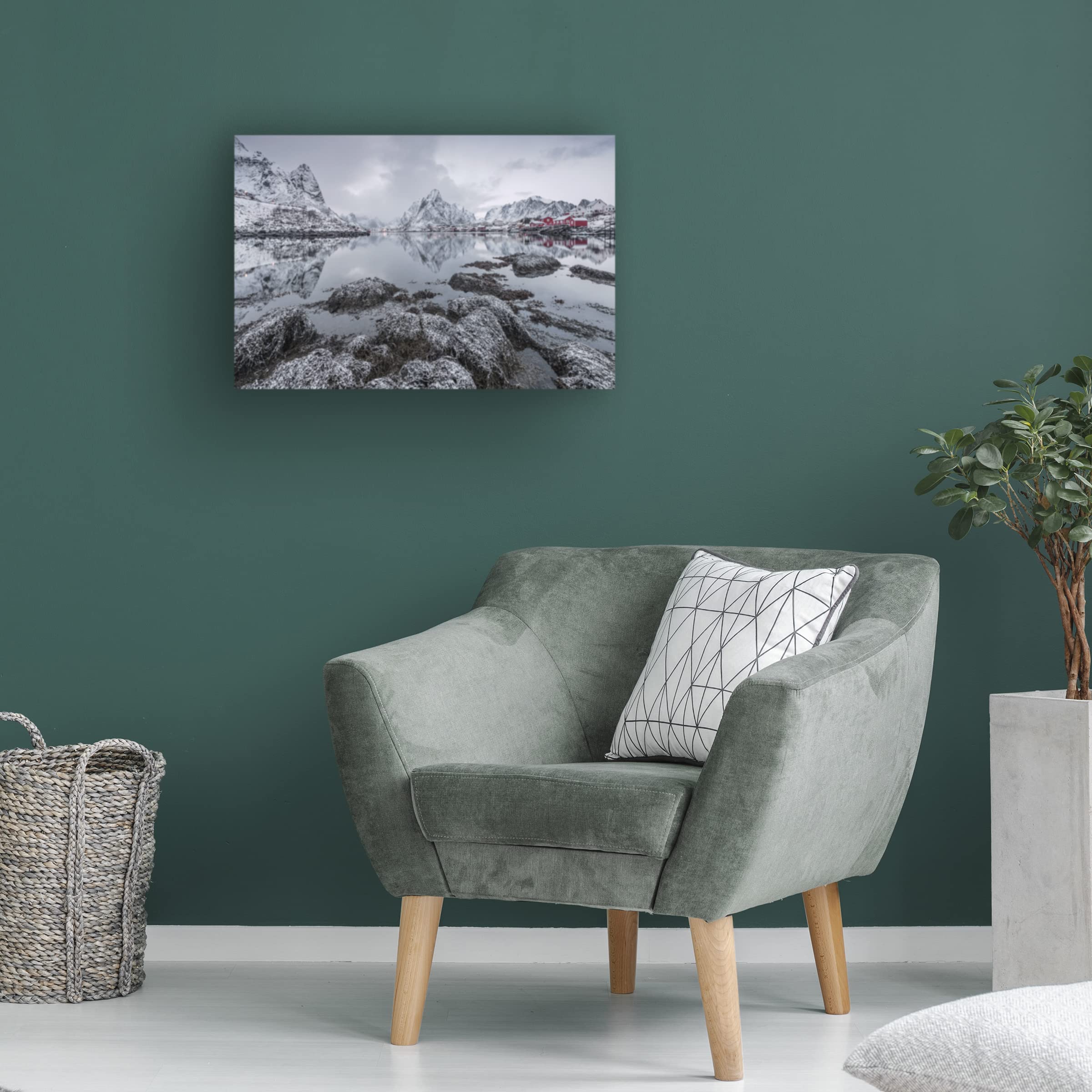 Trademark Fine Art 'Reine' Canvas Wall Art by Raymond Hoffmann - Elegant Home Decor for Living Room, Bedroom & Office