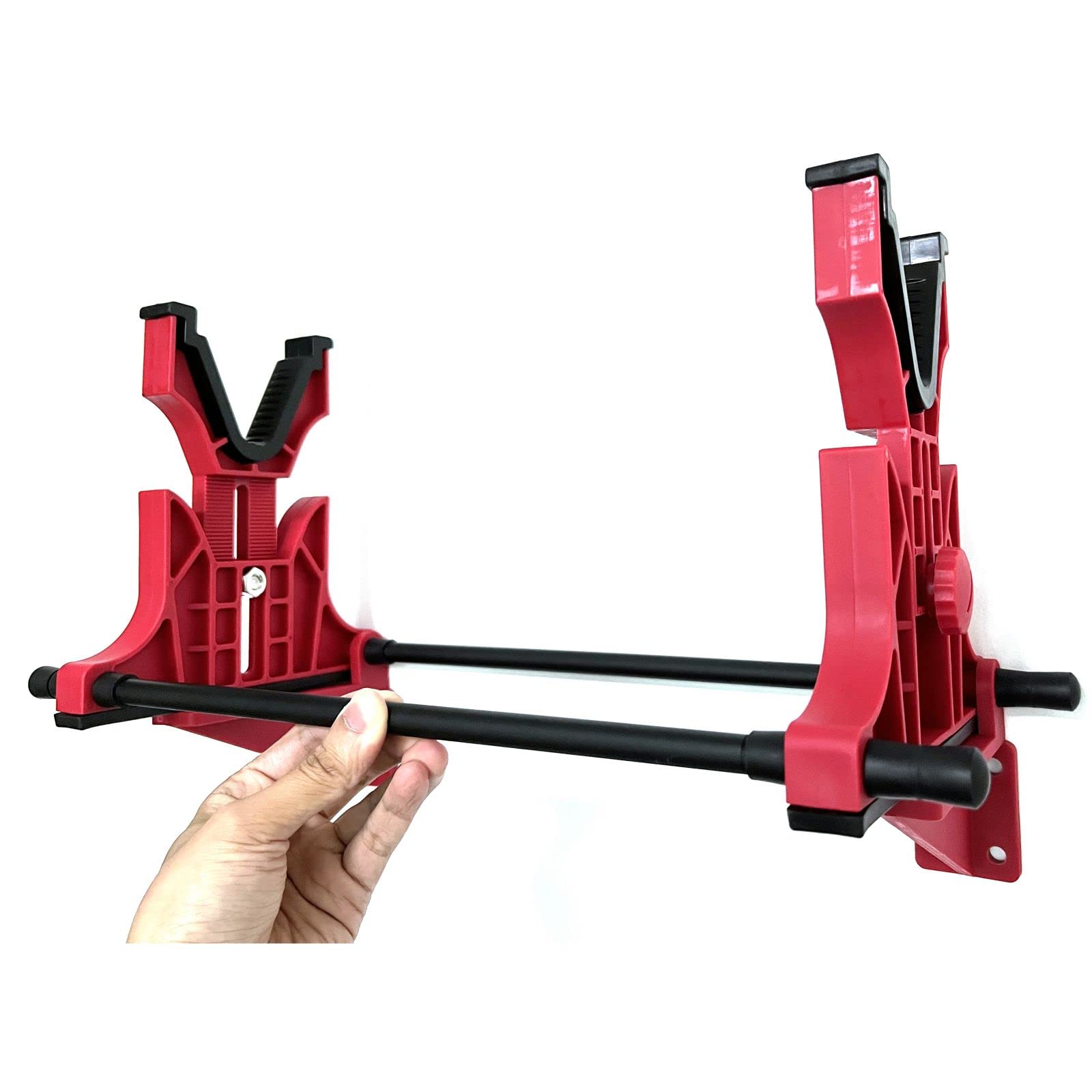 ATFLBOX Adjustable Rifle & Handgun Bench Stand - Universal Gun Cleaning & Display Stand for Firearms, Airguns - Perfect for Shooting Range, Hunting & Home Gun Maintenance
