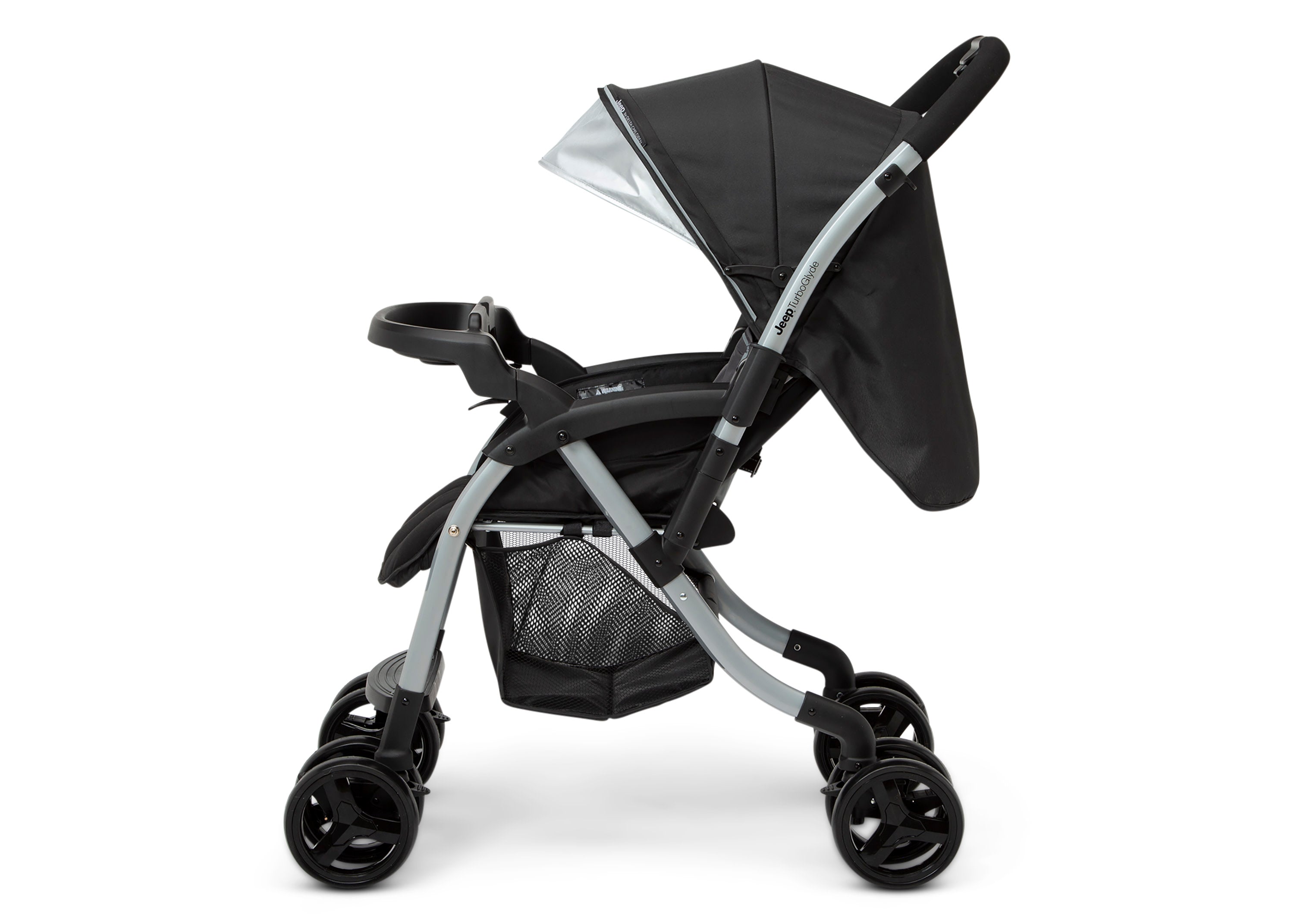 Jeep TurboGlyde Reversible Handle Stroller - Lightweight Compact Baby Stroller with Adjustable Canopy | Perfect for Travel, Shopping & Daily Walks
