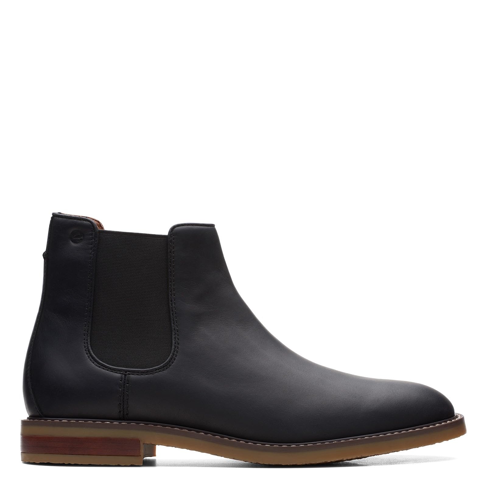 Clarks Men's Jaxen Chelsea Boot - Waterproof Leather Ankle Boots for Men, Slip Resistant Comfortable Work Shoes - Perfect for Office, Casual Wear & Outdoor Activities