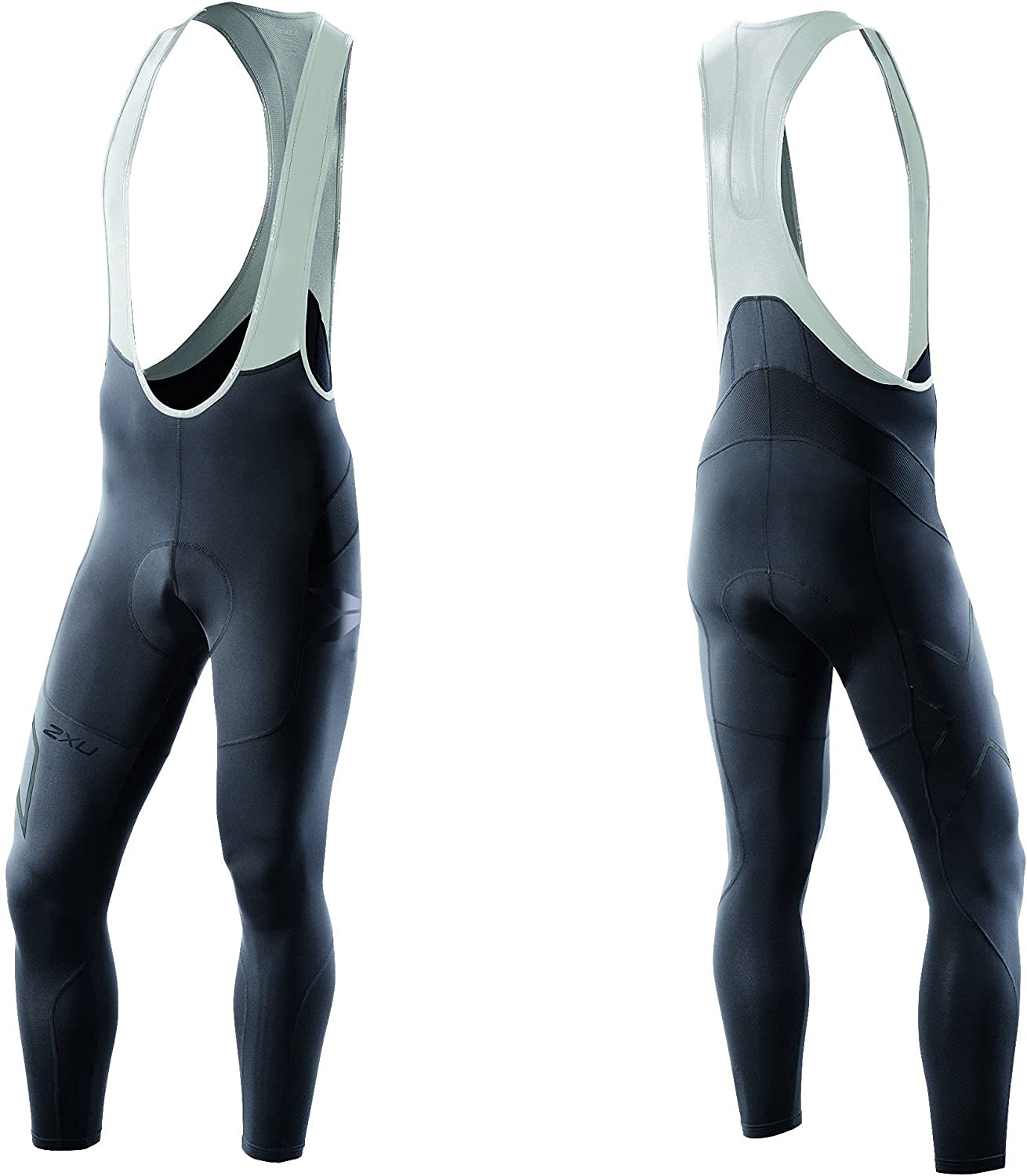 2XU Men's Compression Cycling Bib Tights - High Performance Bike Shorts for Road & Mountain Biking, Training & Endurance Races