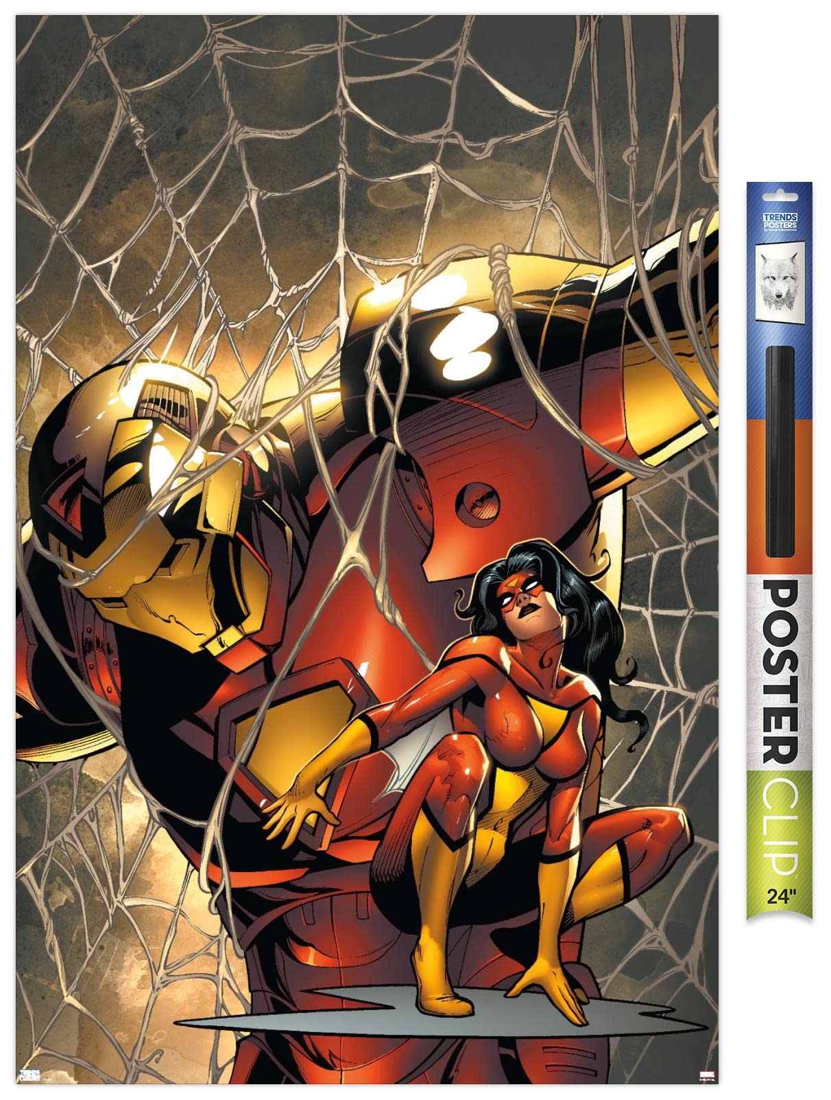 Trends International Marvel Comics Spider Woman - Marvel Adventures Iron Man #10 Premium Wall Poster 34