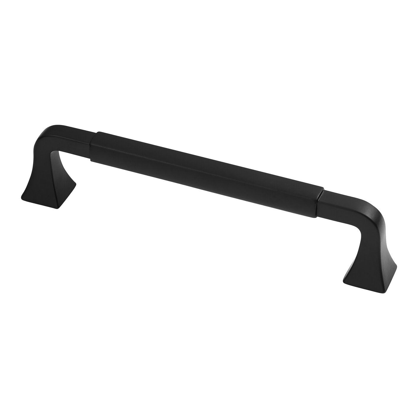 Tudor Transitional Pull Handle Matte Black - 3 Sizes Available for Cabinet, Drawer & Furniture Upgrade - Perfect for Home Renovation & DIY Projects