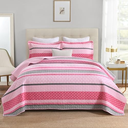 01-8 Hot Pink/Grey