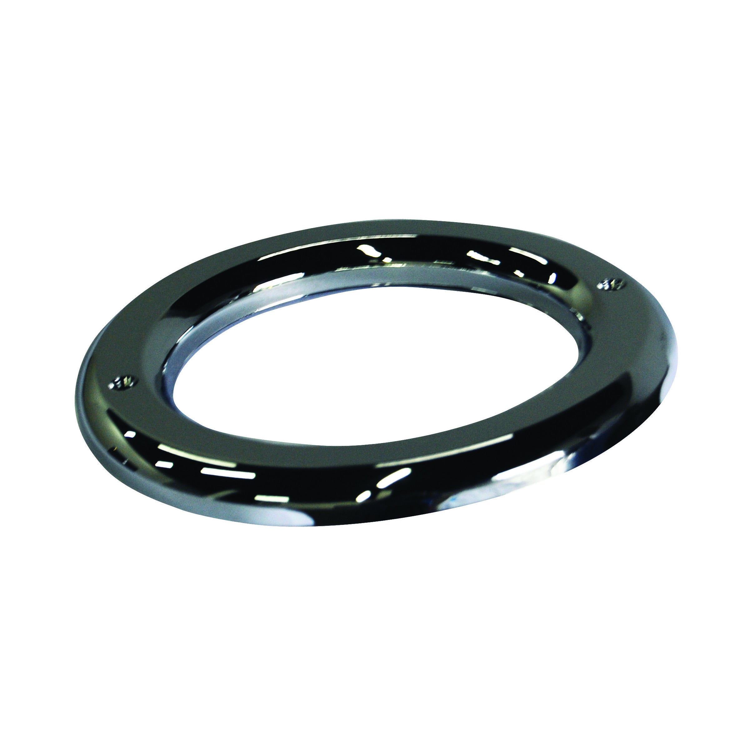 Fortpro 4 Round Bezel Chrome Mounting Kit for Stop, Tail & Turn Lights | F235328 | Perfect for Truck, Trailer & RV Lighting Upgrades
