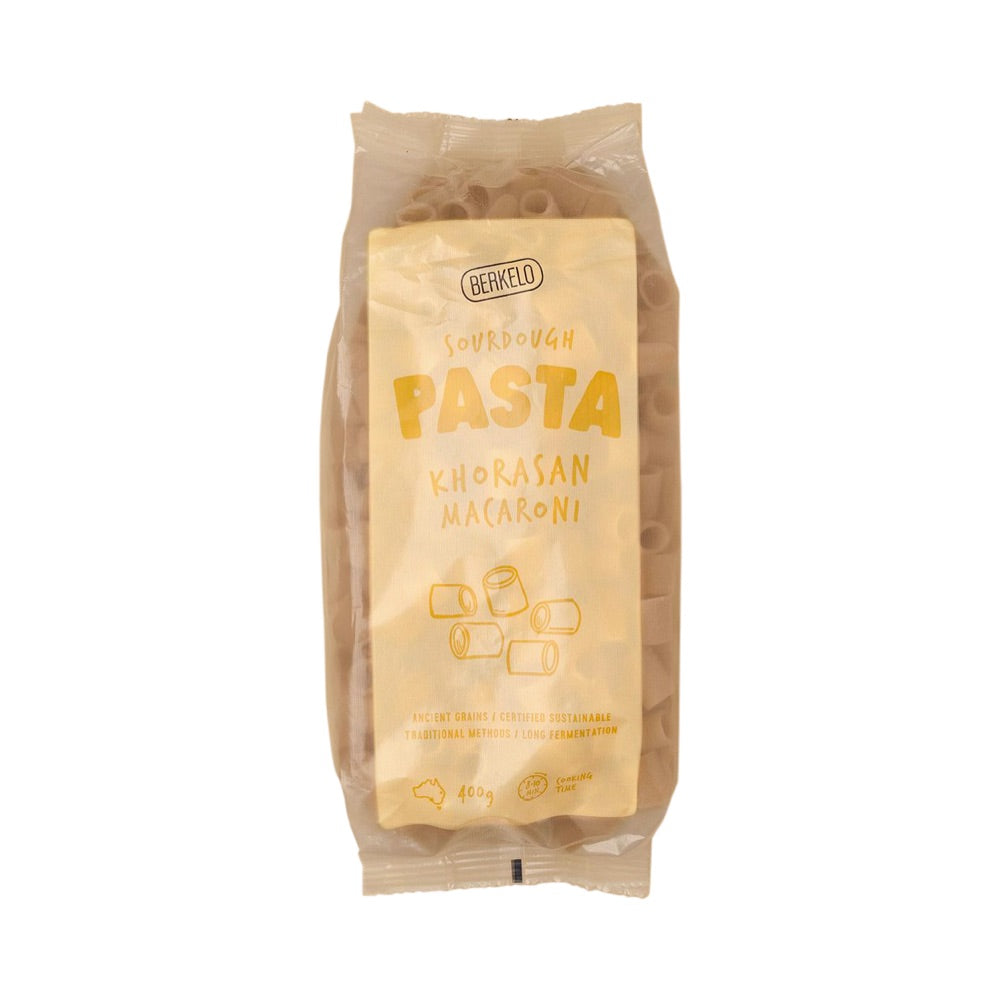 Organic Sourdough Pasta - Khorasan Wheat Macaroni 400g | Artisan Italian Pasta for Healthy Meals & Gourmet Cooking