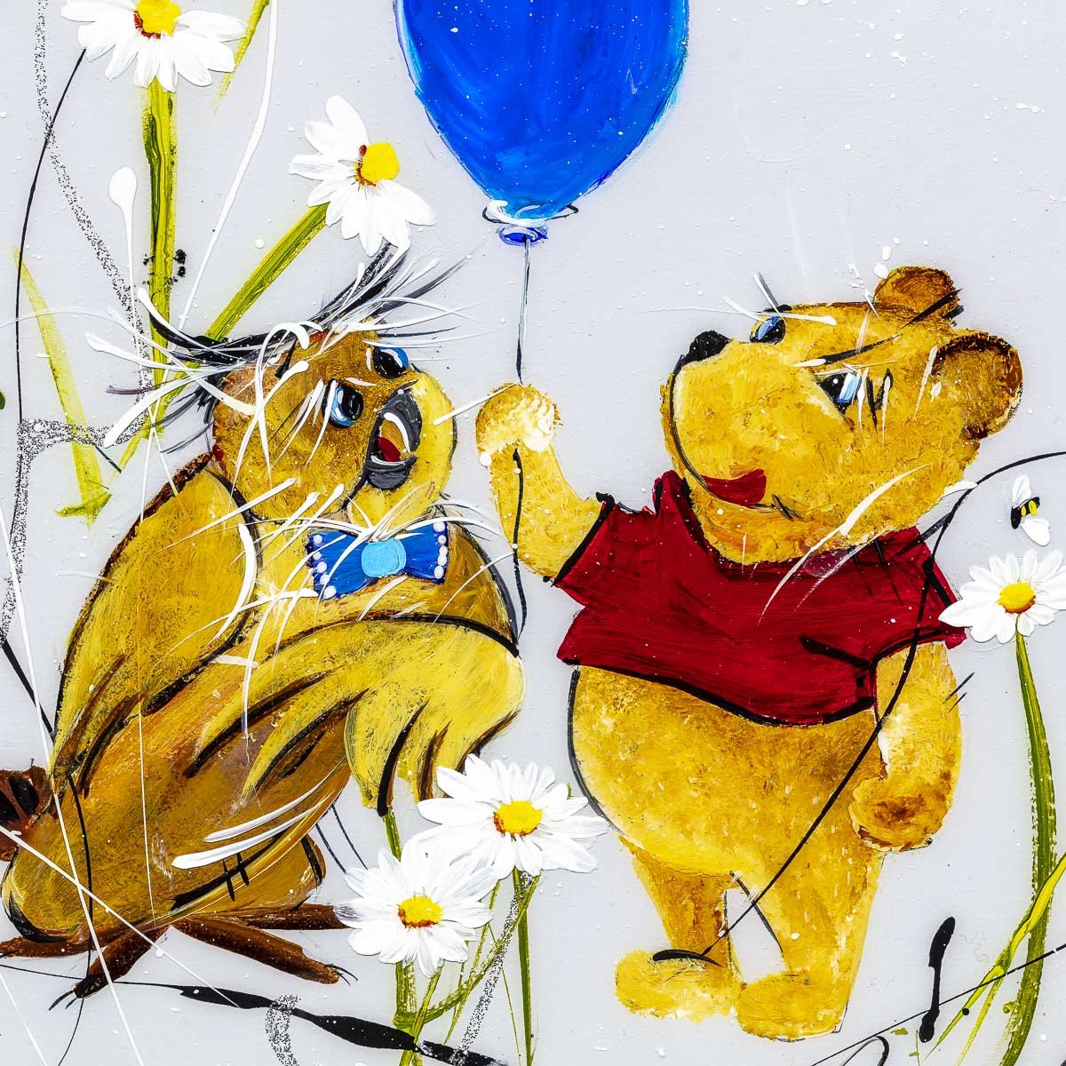 Original Set of 4 'Oh, Bother' Plush Toys - Perfect for Disney Fans, Collectors, and Winnie the Pooh Lovers - Great for Gifts, Home Decor, and Kids' Bedroom