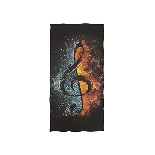 Water and Fire Musical Note Pattern