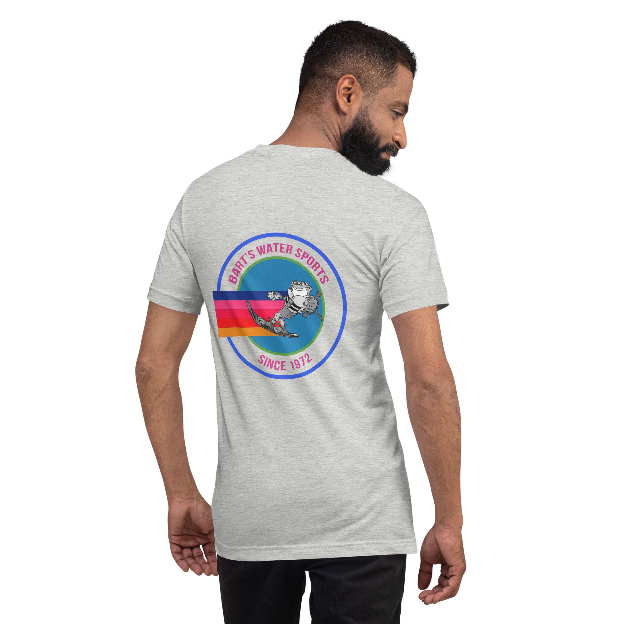 Frog Slalom Ski Unisex T-Shirt - Bart's Water Sports - Perfect for Wakeboarding, Waterskiing & Lake Adventures