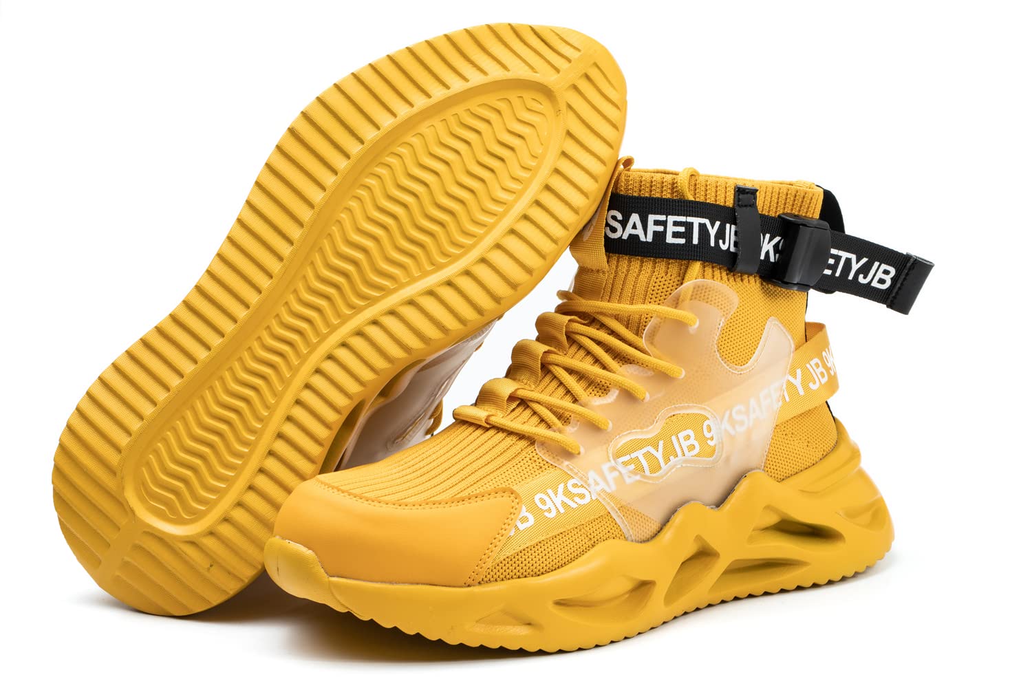 **Luolocsn Steel Toe Work Boots for Men & Women – Slip Resistant, Lightweight & Breathable Safety Shoes for Industrial & Construction Workers – Perfect for Warehouse, Factory & Outdoor Job Sites**