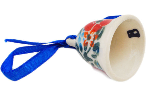 1 Bell Ornament Ring of Meadow Flowers - Handmade Floral Bell Decor for Home, Garden, Wedding & Party Decorations