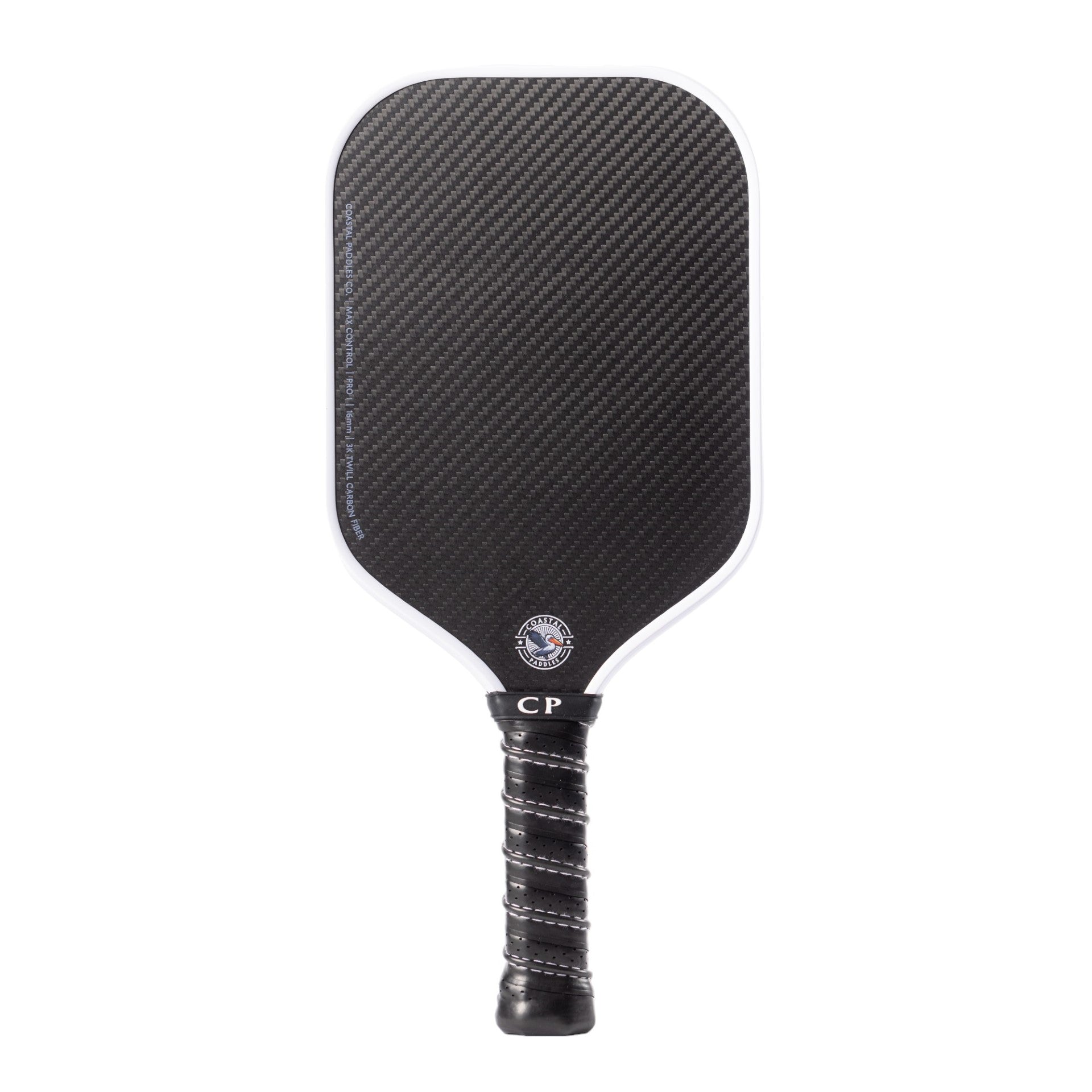 Premium Coastal Paddles Pickleball Paddle - Pro 1 Carbon Fiber Racket with Comfort Grip | Tournament Approved for Indoor & Outdoor Play | Perfect for Recreational & Competitive Pickleball Players