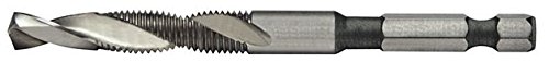 Alfa Tools DTML66106 10-32 High-Speed Steel 135° Split Point Drill & Tap Set (12 Pack) - Bright Finish, 1/4
