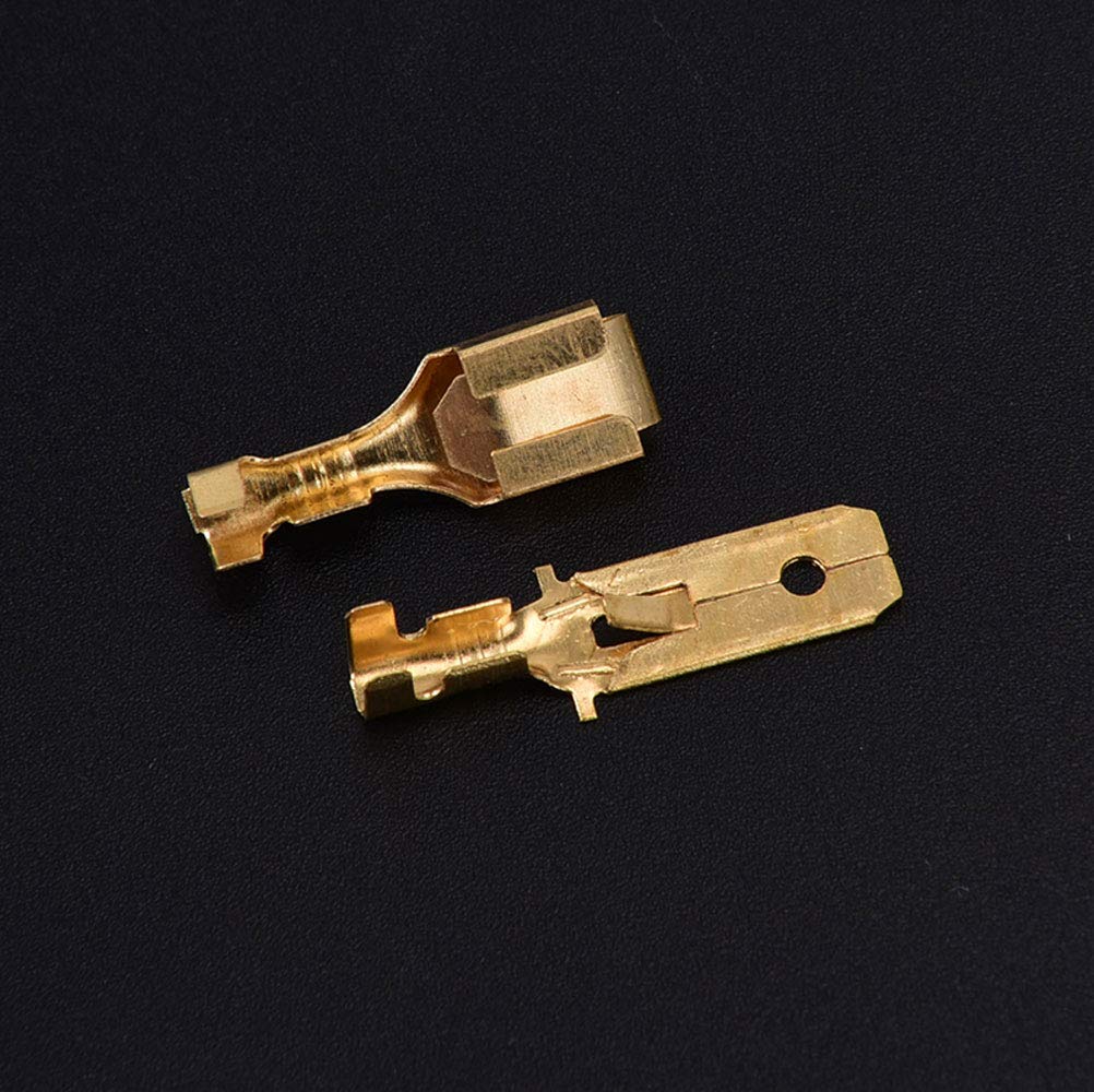 6.3mm 2 Pin Waterproof Auto Wire Connector Kit for Cars & Motorcycles