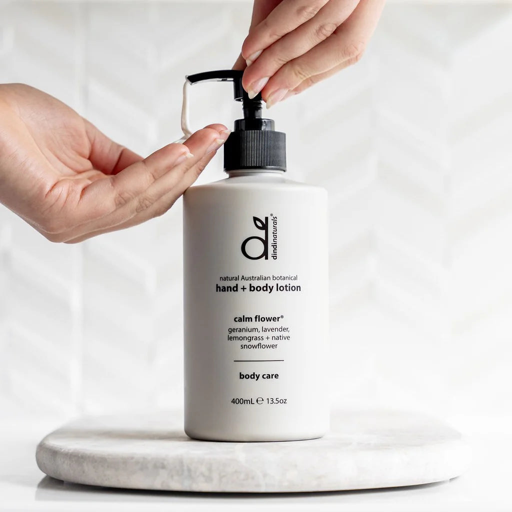Dindi Naturals Hand & Body Lotion - Calming Flower Scent | Moisturizing & Hydrating for Dry Skin | Perfect for Daily Use, Spa Days & Relaxation