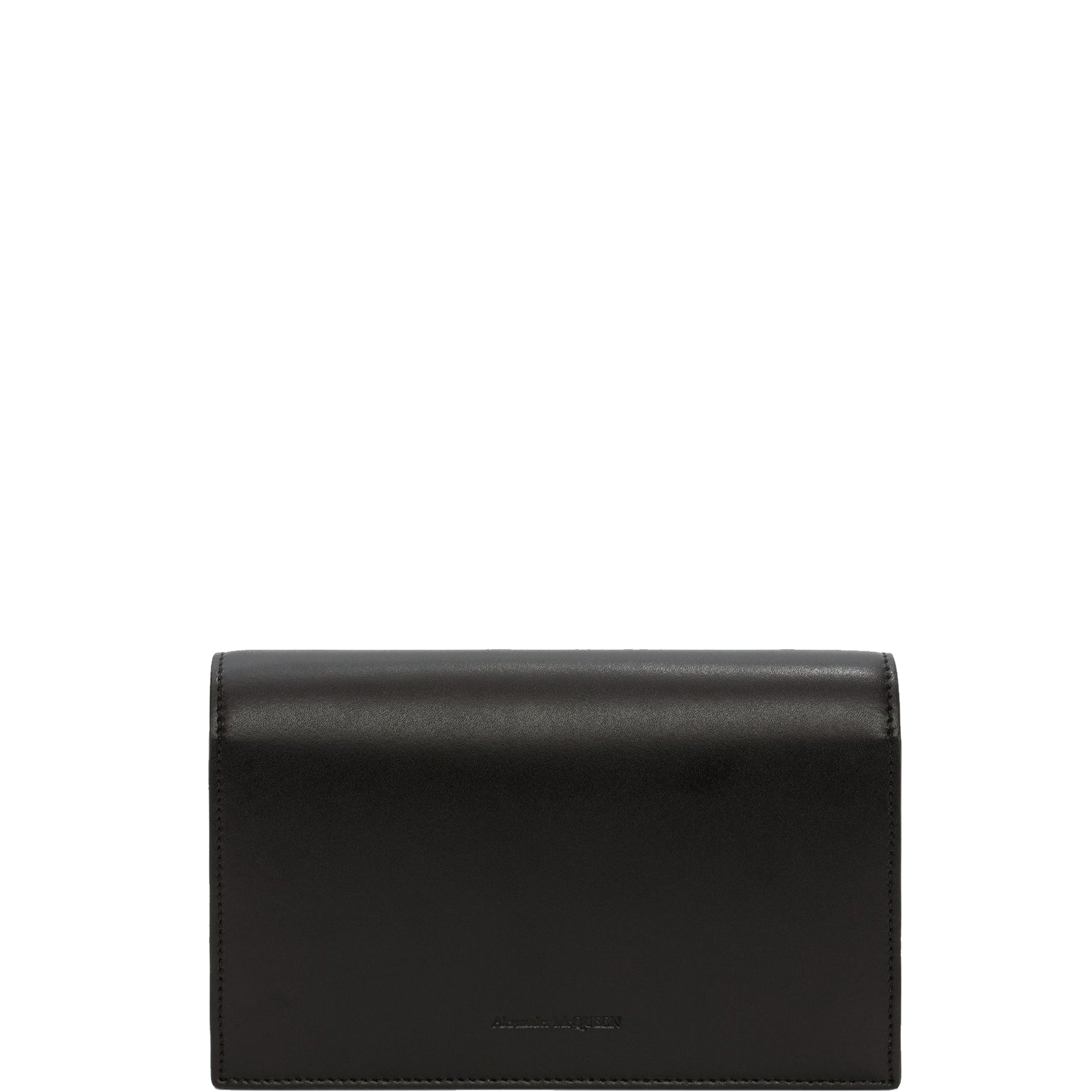 Skull Mini Crossbody Bag - Smooth Black Leather for Women | Gothic Fashion Accessory for Parties, Concerts & Halloween