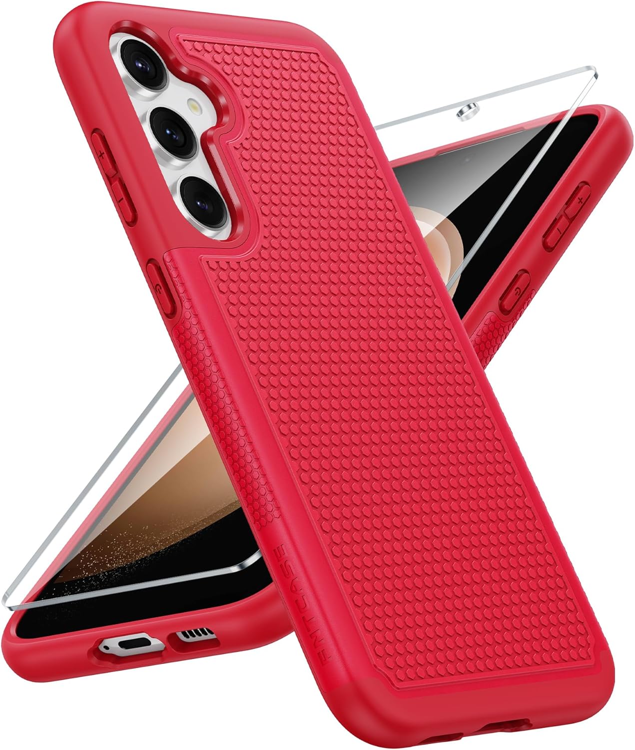 Samsung Galaxy S25 Heavy Duty Dual Layer Protective Case - Shockproof & Scratch Resistant Cover for Everyday Use, Travel & Outdoor Activities