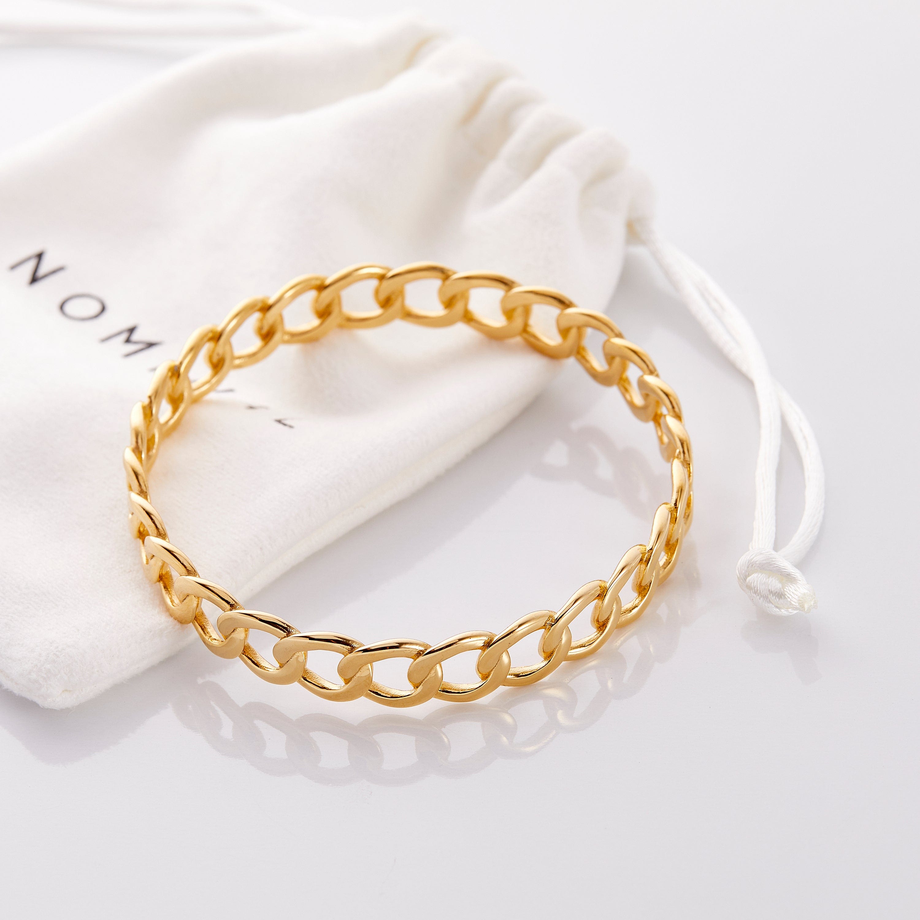 Interlock Bangle Bracelet for Women - Adjustable Stackable Gold & Silver Jewelry for Everyday Wear & Special Occasions