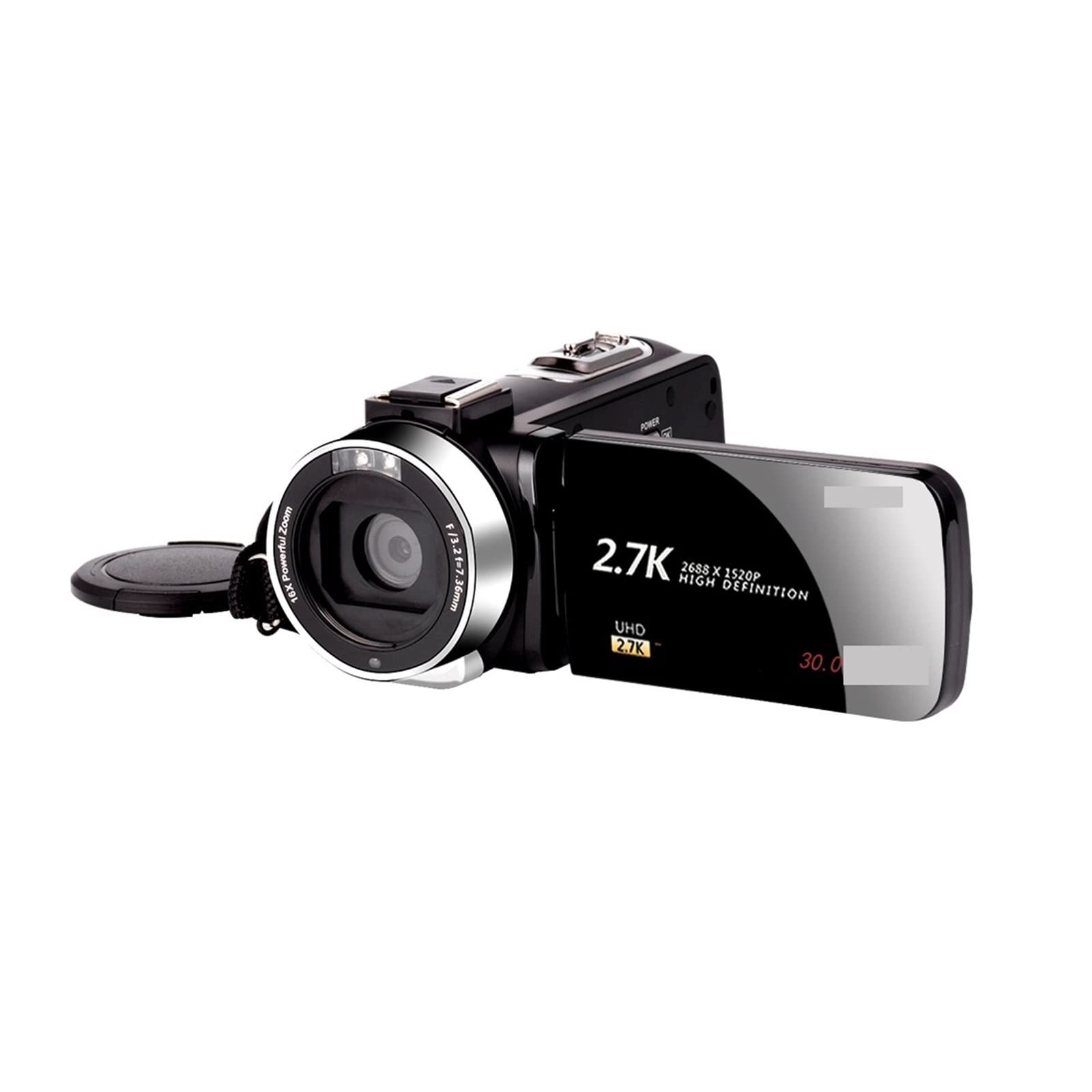 BODORME 1080P HD Digital Camcorder with 16X Zoom, 128GB SD Card - Portable Video Camera for Vlogging, Home Use, Outdoor Photography & Webcam (Blue) - Perfect for Travel, YouTube, Live Streaming & Family Events