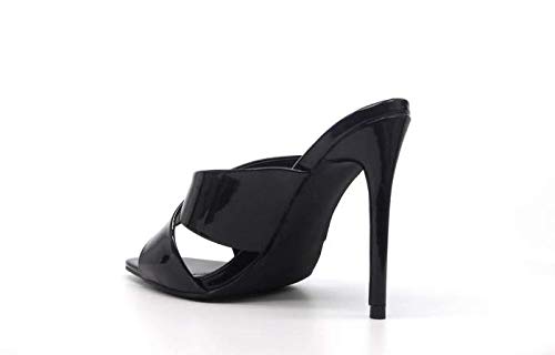 Cape Robbin Cali Women's High Heels - Wide Band Crisscross Heel Sandals for Parties, Weddings & Evening Events | Comfortable & Stylish Dress Shoes