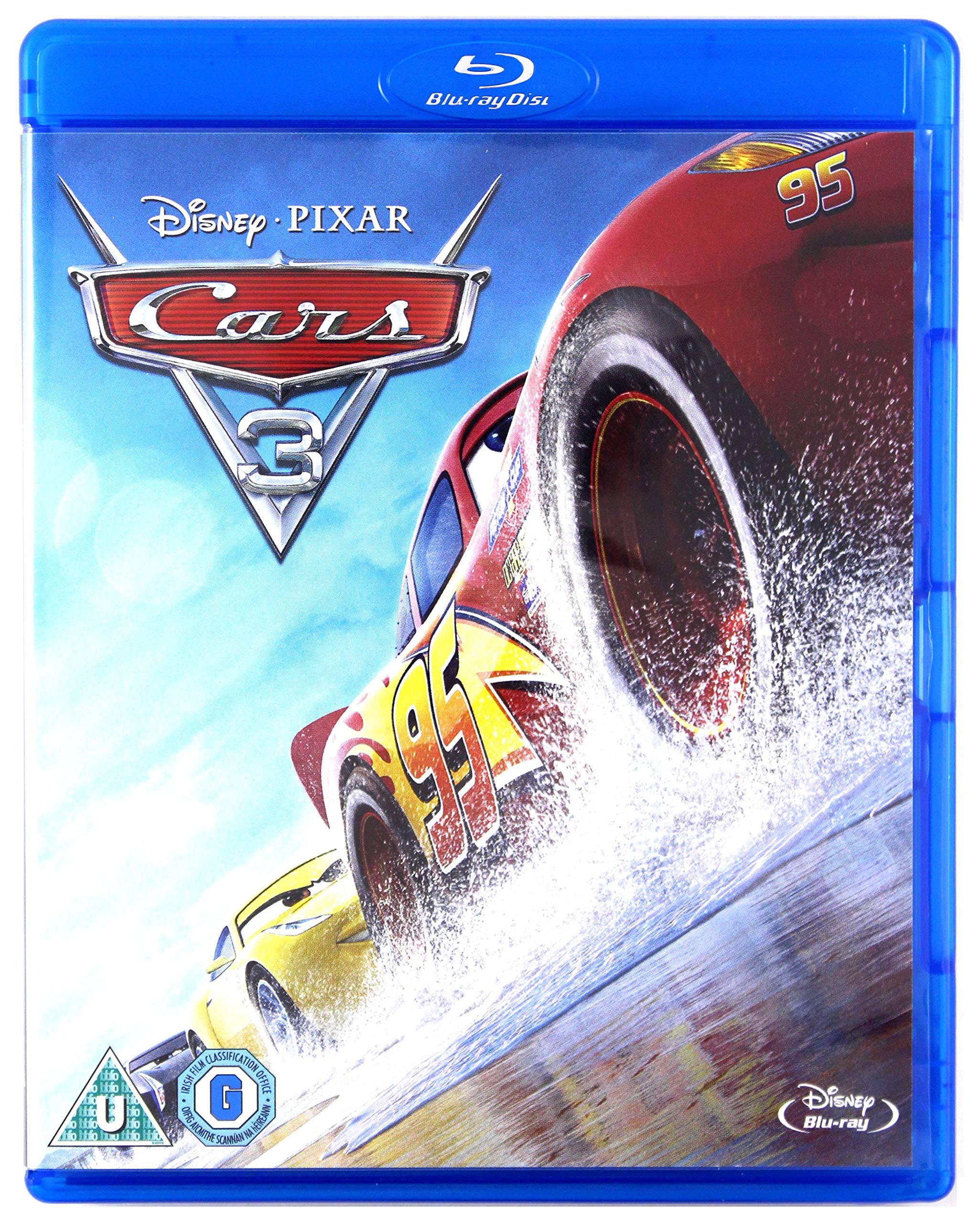 Cars 3 Blu-ray (2017) - Region Free - Disney Pixar Animated Movie for Kids & Families - Perfect for Movie Nights & Birthday Gifts