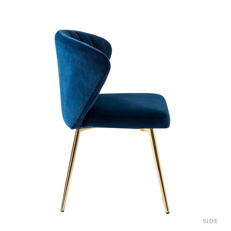 Luxury Aruna Velvet Upholstered Accent Chair - Soft Velvet Fabric, Comfortable Seating for Living Room, Bedroom, or Office - Elegant Home Decor & Stylish Furniture