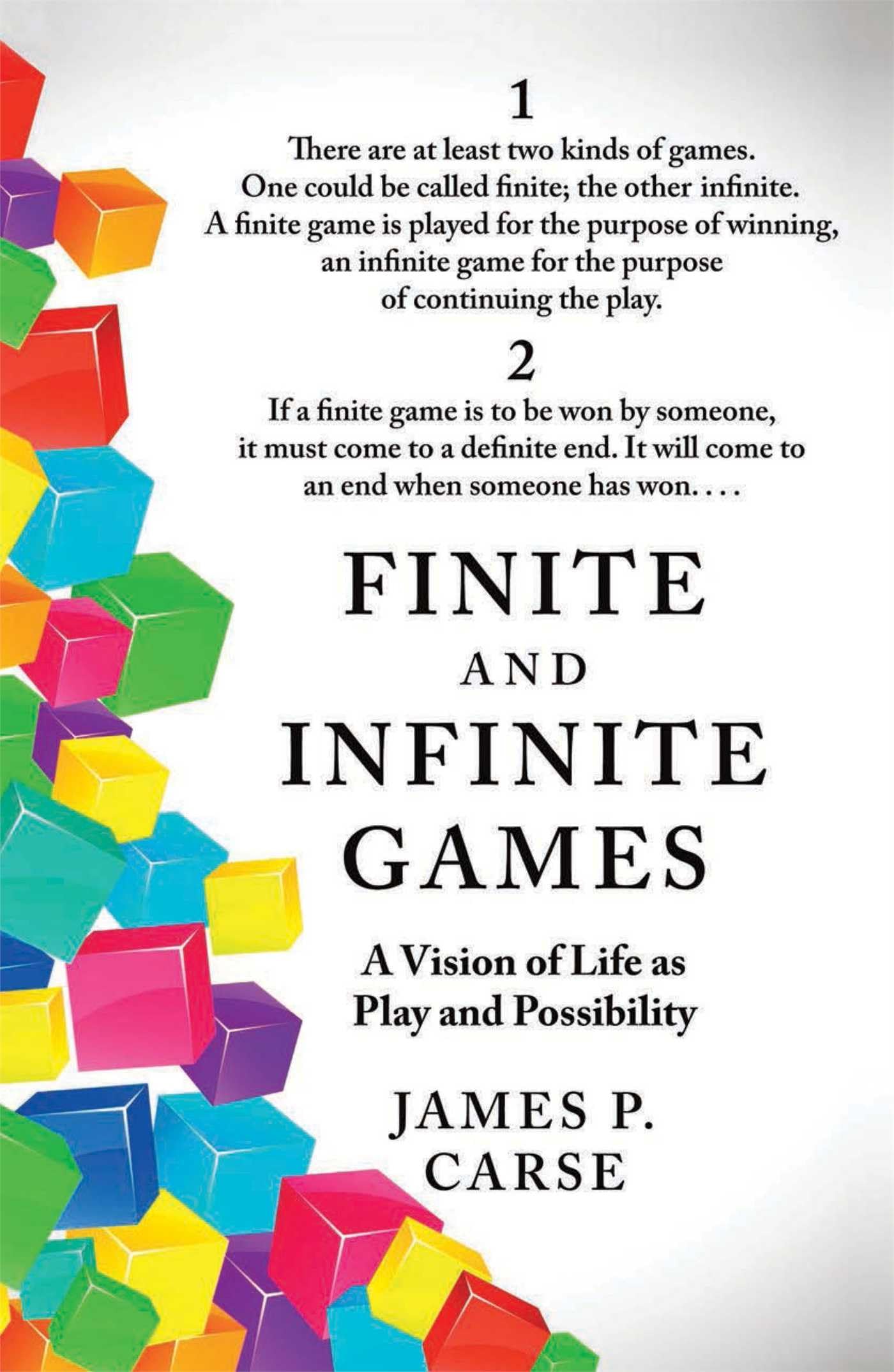 Finite and Infinite Games: A Vision of Life as Play and Possibility - Perfect for Personal Growth & Philosophical Discussions
