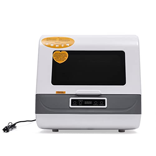 white2 Portable Countertop Dishwasher