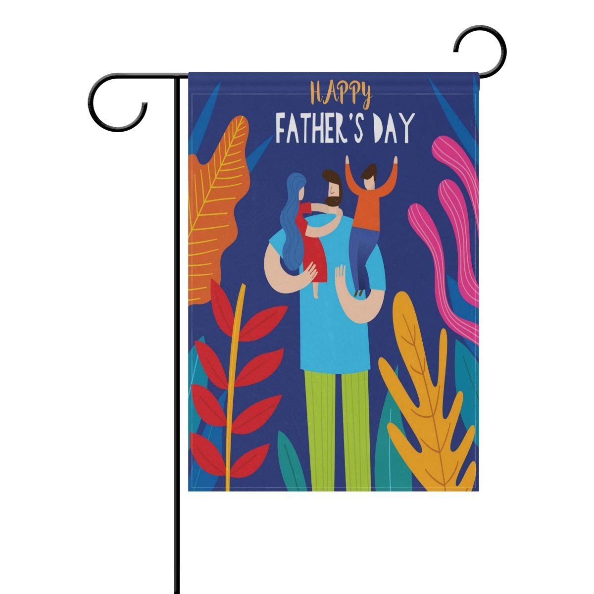MOYYO Double Sided Garden Flag 12x18 Inch - Father's Day Outdoor Decorative Yard Flag for Patio, Lawn & Home Decor | Perfect for Holiday Parties, Welcome Signs & Seasonal Celebrations