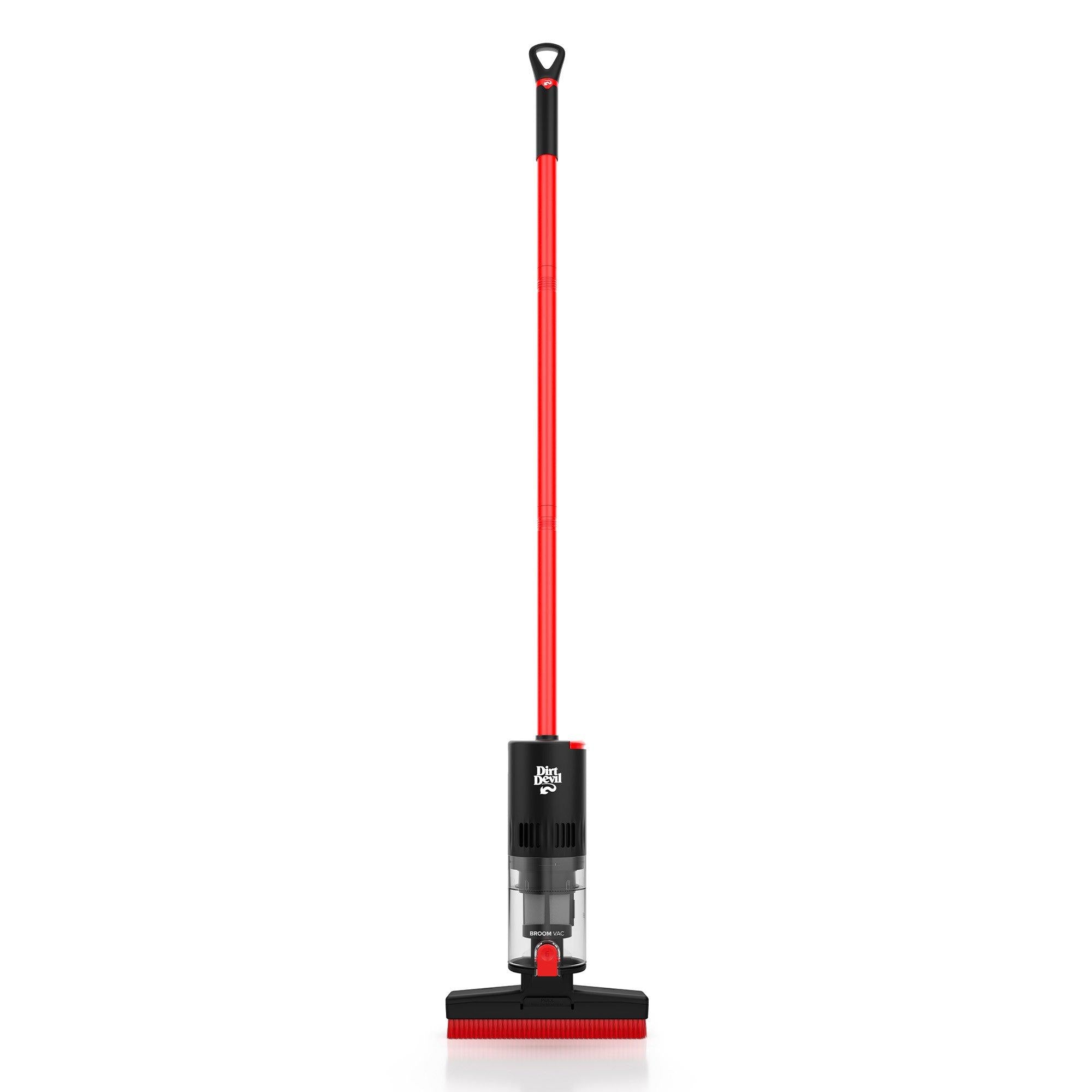 Powerful Cordless Broom Vacuum Cleaner - Lightweight & Efficient for Hardwood Floors & Pet Hair - Perfect for Quick Cleanups in Home, Office & Car