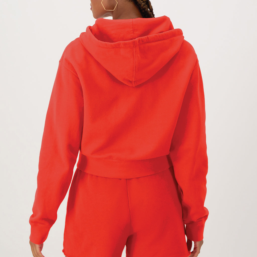 Champion Women's Vintage Wash Zip-Up Hoodie - Cozy Fleece Pullover for Casual Wear, Gym & Outdoor Activities