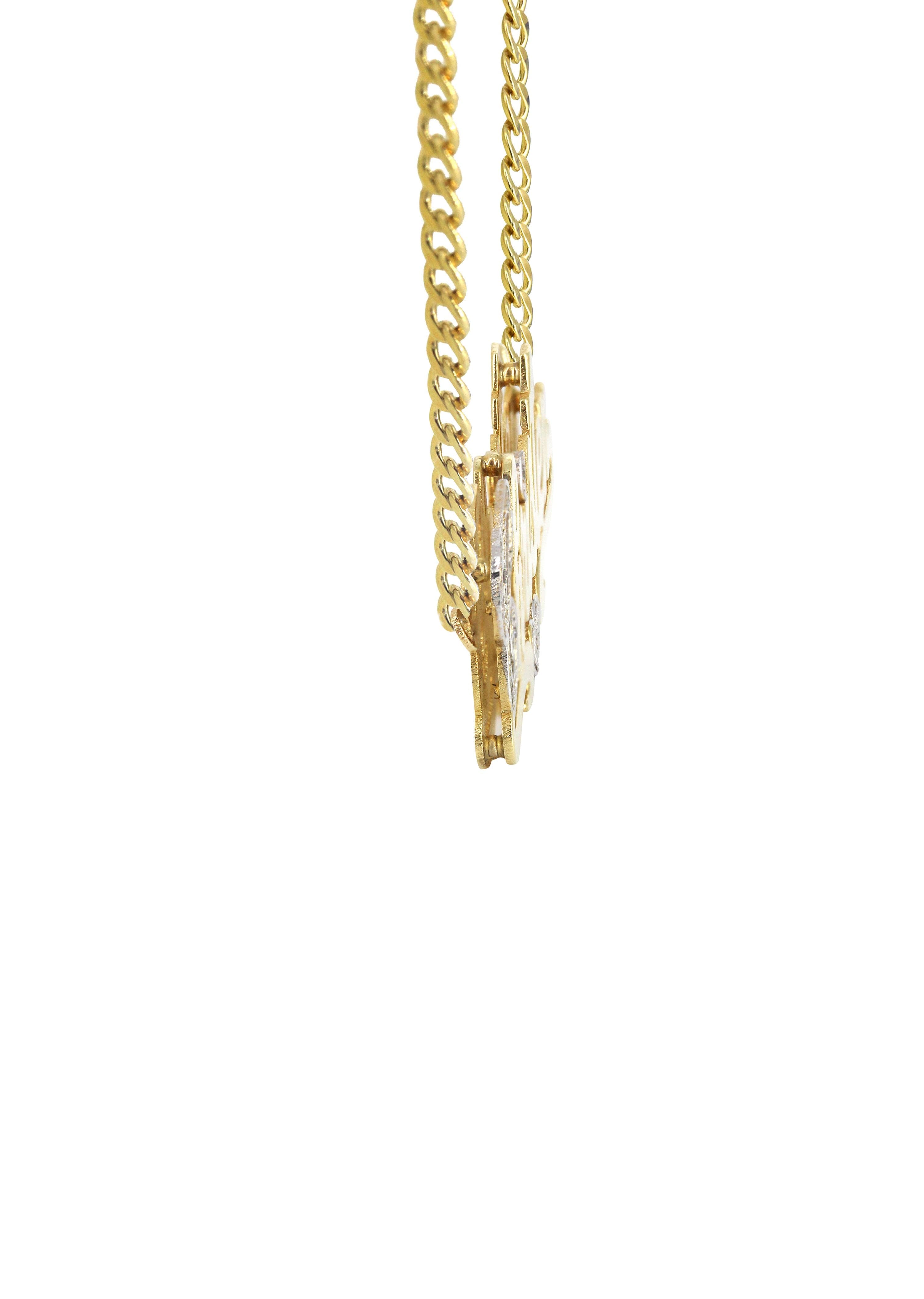 14K Gold Two Tone Name Plate Necklace - Personalized Custom Name Jewelry for Women | Perfect for Gifts, Anniversaries & Everyday Elegance