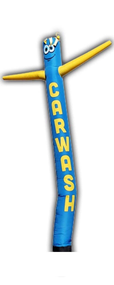 Inflatable Tube Man Air Dancer - 18ft Tall Wacky Waving Inflatable Air Puppet for Car Wash, Grand Openings & Events (Blue/Yellow) - Body Only (No Air Blower Included) - Perfect for Advertising, Parties & Outdoor Decor