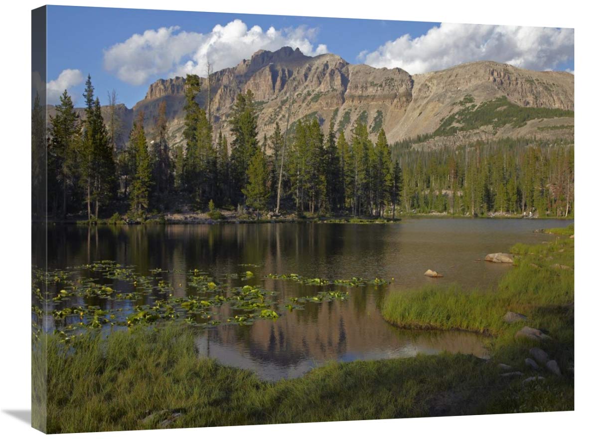 24 x 32 Inch Butterfly Lake Uinta Range Utah Landscape Art Print by Tim Fitzharris - Nature Wall Decor for Living Room, Bedroom & Office