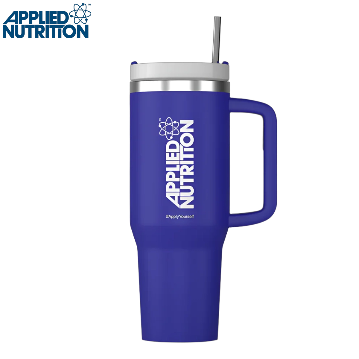 Applied Nutrition Cooler Tumbler Cup 1.2L – Double Wall Vacuum Insulated Stainless Steel Water Bottle for Hot & Cold Drinks – Perfect for Gym, Hiking, Office & Travel