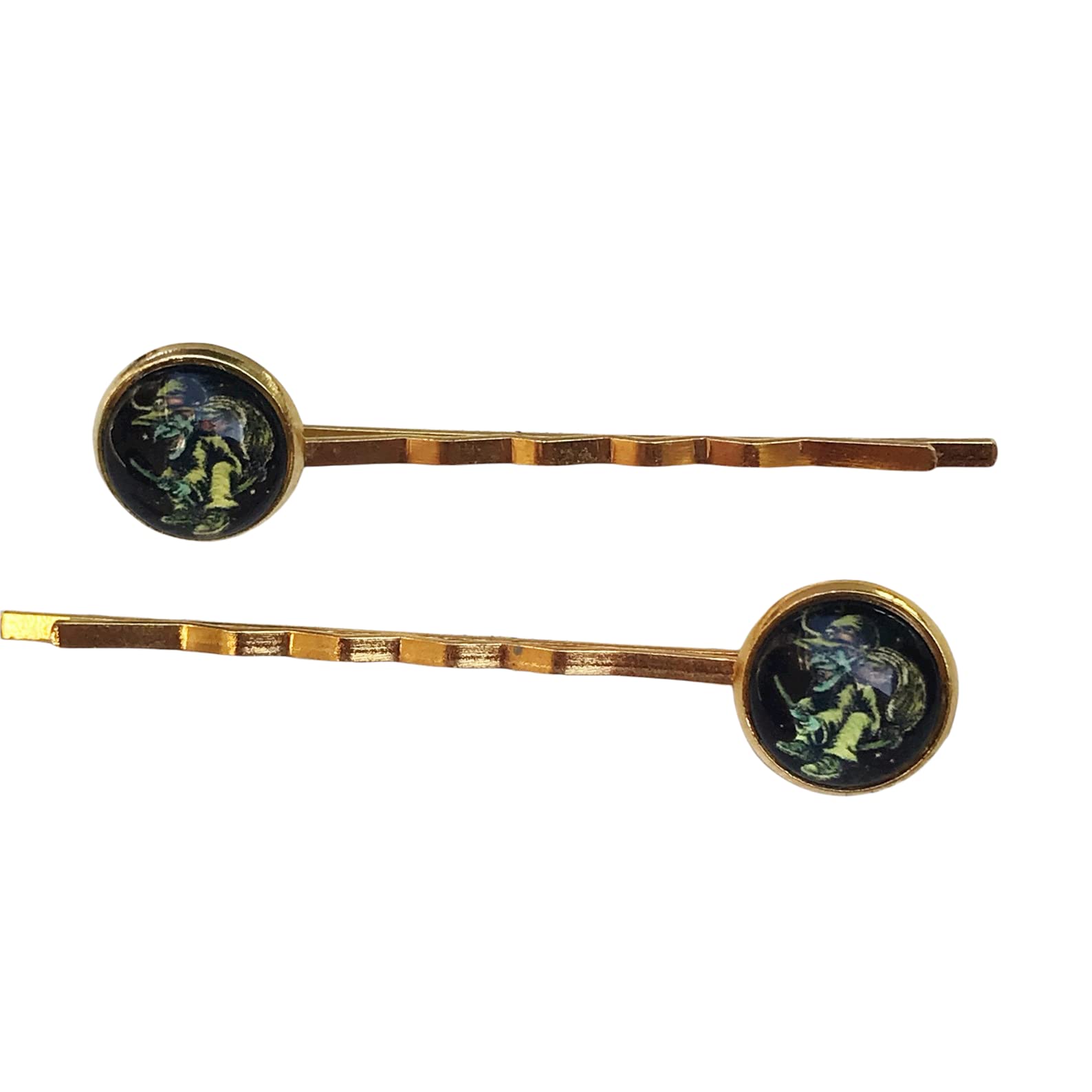 Halloween Witch Hair Clip - Women's Decorative Bobby Pin & Barrette for Costume Parties, Cosplay, Witch Accessories & Spooky Outfits