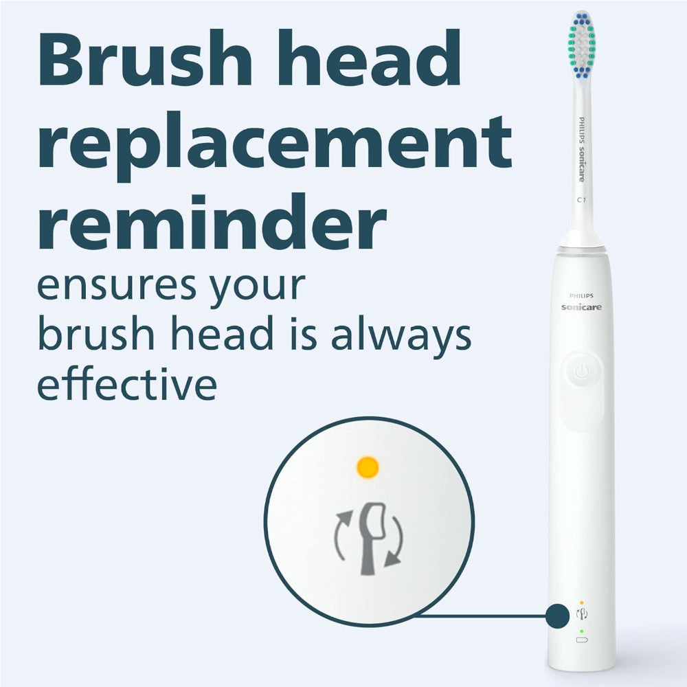 PHILIPS HX3681/03 Sonicare 3100 Series Rechargeable Electric Toothbrush with Pressure Sensor - Whitening & Gum Care - Perfect for Travel & Home Use