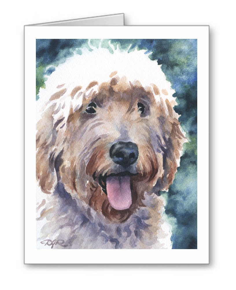 Premium Goldendoodle Note Cards Set - 10 Blank Greeting Cards with Envelopes for Birthdays, Thank You Notes & Special Occasions