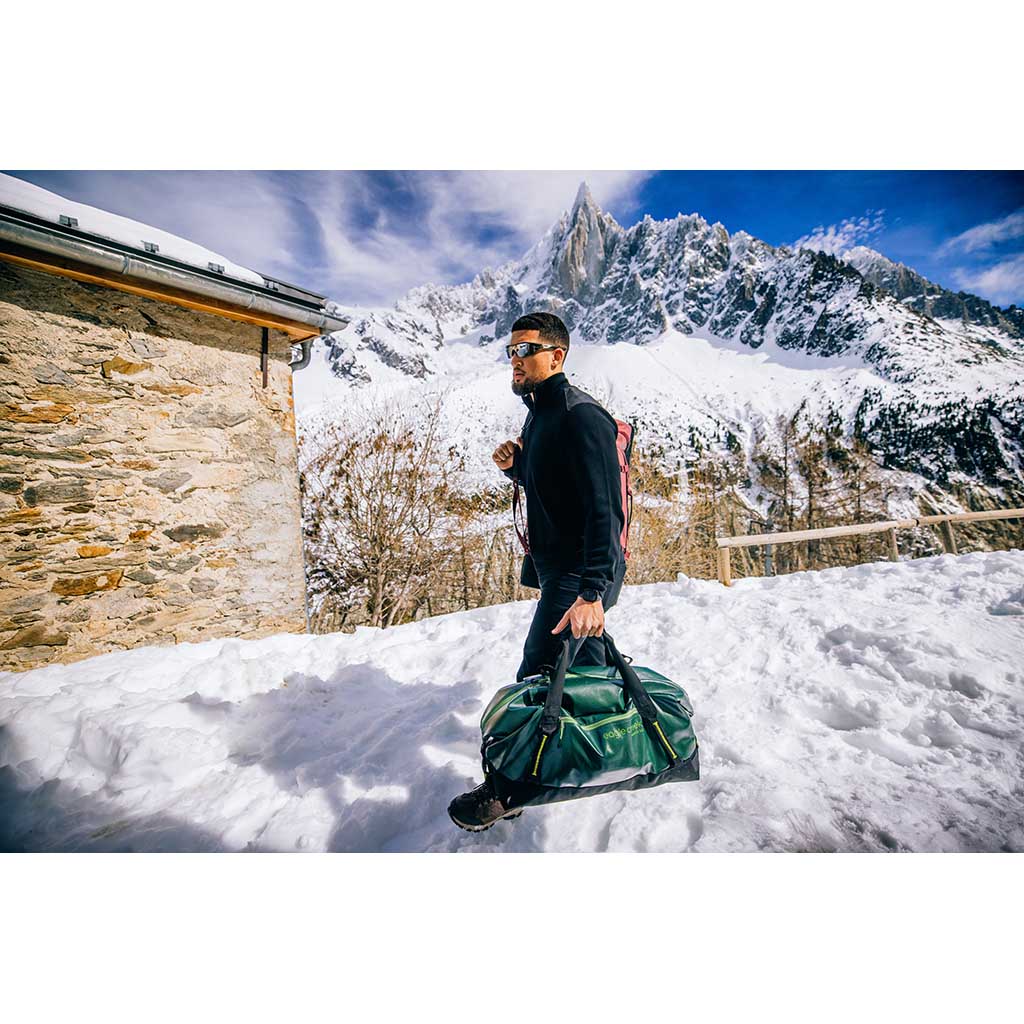 60L Migrate Duffle Bag - Large Waterproof Travel Duffel for Camping, Gym, Sports & Weekend Getaways