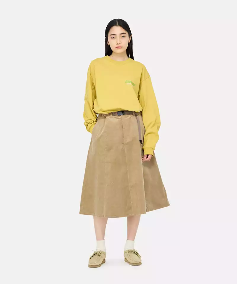 Stylish Paneled Midi Skirt for Women - Flattering A-Line Design, Comfortable Stretch Fabric - Perfect for Office Wear, Date Nights & Casual Outings