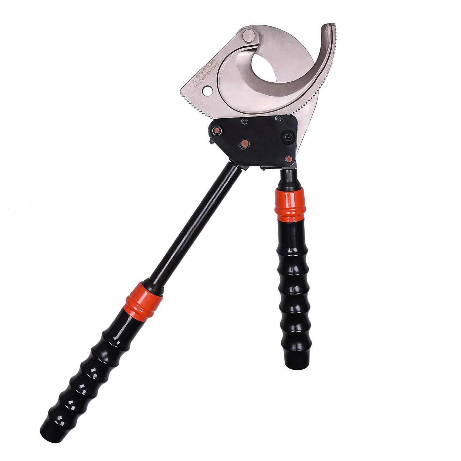 SANIK Heavy Duty Ratchet Cable Cutter with Telescoping Handles - Professional Wire Cutters for Cu-Al Armored Cables (3x120mm²) & 3600-Pair Communication Cables - Ideal for Electricians, Construction & Telecom Work