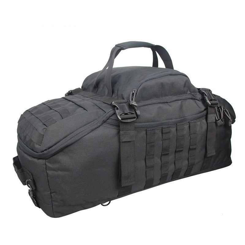 3 in 1 Military Tactical Duffel Bag - Waterproof Travel Backpack & Rucksack for Outdoor Camping, Hiking, and Adventure Sports